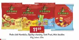 Astur&Qanto PEDRO želé Hambáče, Opičky a banány, Tutti Fruti, Mini doubles nabídka