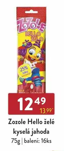 Astur&Qanto Zozole Hello želé kyselá jahoda nabídka