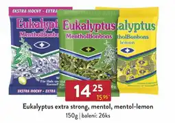 Astur&Qanto Eukalyptus extra strong, mentol, mentol-lemon nabídka