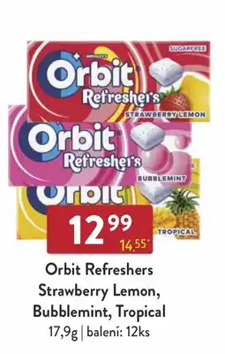 Astur&Qanto Orbit Refreshers Strawberry Lemon, Bubblemint, Tropical nabídka