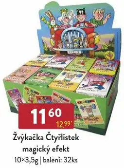 Žvýkačka Čtyřlístek magický efekt