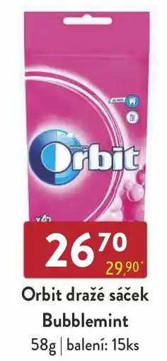Astur&Qanto Orbit dražé sáček Bubblemint nabídka