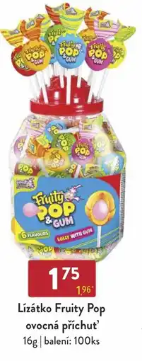 Astur&Qanto Lízátko Fruity Pop ovocná příchuť' nabídka