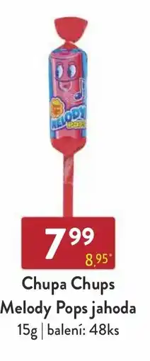 Chupa Chups Melody Pops jahoda