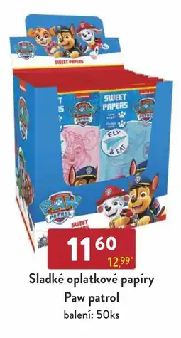 Astur&Qanto Sladké oplatkové papíry Paw patrol nabídka