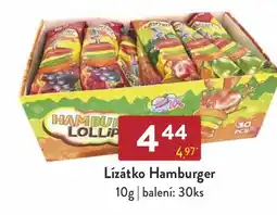 Astur&Qanto Lízátko Hamburger nabídka