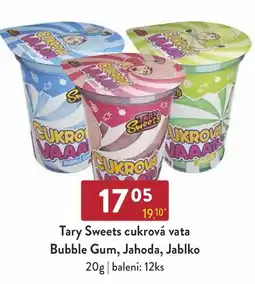 Astur&Qanto Tary Sweets cukrová vata Bubble Gum, Jahoda, Jablko nabídka