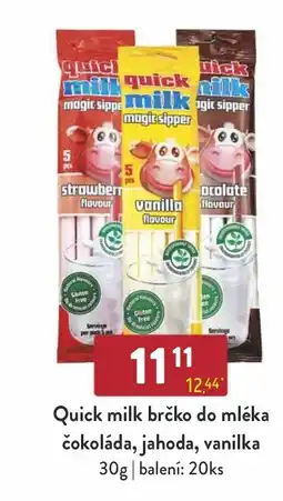 Astur&Qanto Quick milk brčko do mléka čokoláda, jahoda, vanilka nabídka
