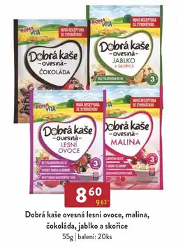 Astur&Qanto BONAVITA Dobrá kaše ovesná lesní ovoce, malina, čokoláda, jablko a skořice nabídka