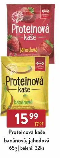 Astur&Qanto Proteinová kaše banánová, jahodová nabídka
