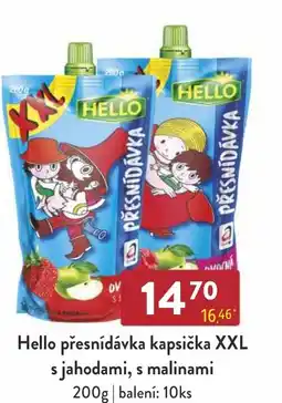 Astur&Qanto HELLO přesnídávka kapsička XXL s jahodami, s malinami nabídka