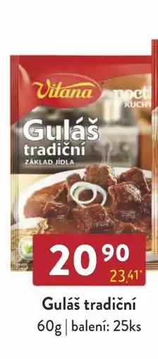 Astur&Qanto VITANA Guláš tradiční nabídka