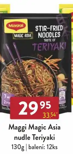 Astur&Qanto MAGGI Magic Asia nudle Teriyaki nabídka
