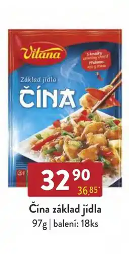 Astur&Qanto VITANA Čína základ jídla nabídka