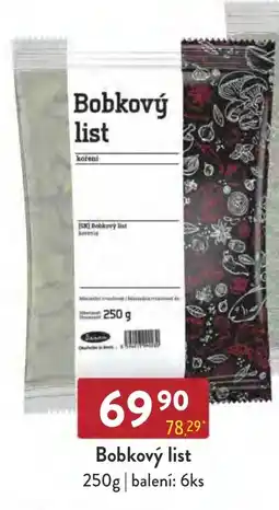 Bobkový list