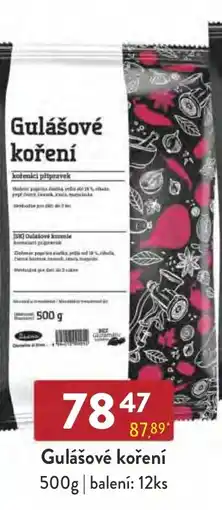 Astur&Qanto Gulášové koření nabídka
