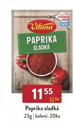 Astur&Qanto VITANA Paprika sladká nabídka