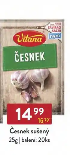 Astur&Qanto VITANA Česnek sušený nabídka