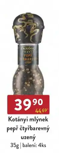 Astur&Qanto KOTÁNYI mlýnek pepř čtyřbarevný uzený nabídka