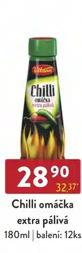 Astur&Qanto VITANA Chilli omáčka extra pálivá nabídka