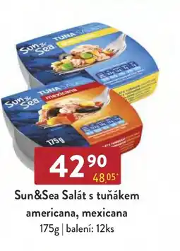 Astur&Qanto Sun&Sea Salát s tuňákem americana, mexicana nabídka