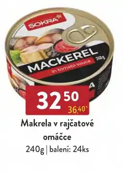 SOKRA Makrela v rajčatové omáčce