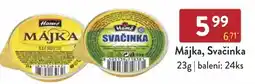 Astur&Qanto HAME Májka, Svačinka nabídka