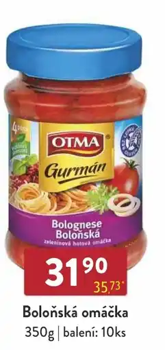 Astur&Qanto OTMA Boloňská omáčka nabídka