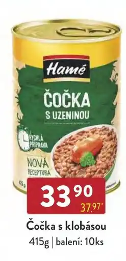 Astur&Qanto HAME Čočka s klobásou nabídka