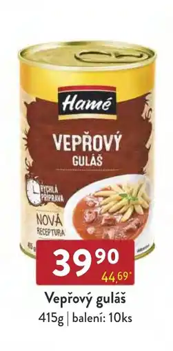 Astur&Qanto HAME Vepřový guláš nabídka