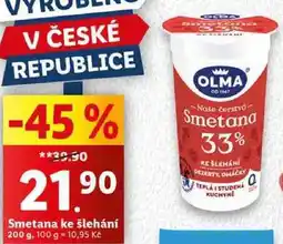 Lidl Smetana ke šlehání, 200 g nabídka
