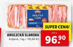 Lidl ANGLICKÁ SLANINA, 500 g nabídka