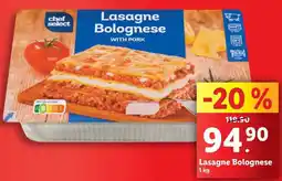 Lidl Lasagne Bolognese, 1 kg nabídka