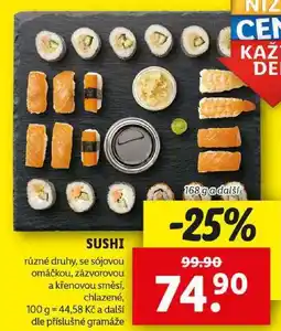 Lidl SUSHI, 168 g a další nabídka