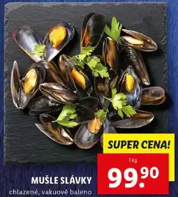 Lidl MUŠLE SLÁVKY, 1 kg nabídka