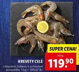 Lidl KREVETY CELÉ, 300 g nabídka