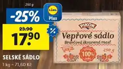 Lidl SELSKÉ SÁDLO, 250 g nabídka