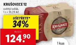 Lidl KRUŠOVICE 12, 8x 0,5 l nabídka