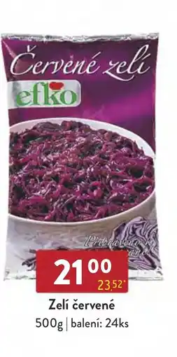 Astur&Qanto EFKO Zelí červené nabídka