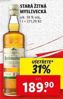 Lidl STARÁ ŽITNÁ MYSLIVECKÁ, 0,7 l nabídka