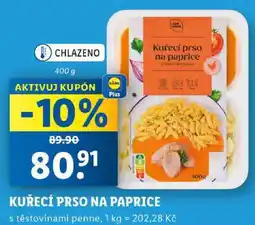 Lidl KUŘECÍ PRSO NA PAPRICE, 400 g nabídka