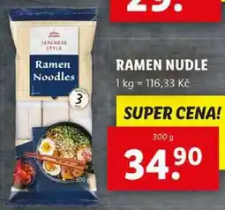 Lidl RAMEN NUDLE, 300 g nabídka