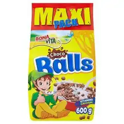 Lidl Bona Vita Choco balls cereální kuličky s kakaem 600g nabídka
