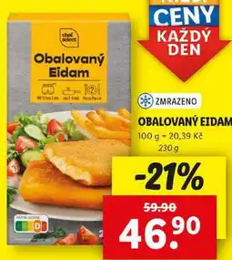 Lidl OBALOVANÝ EIDAM, 230 g nabídka