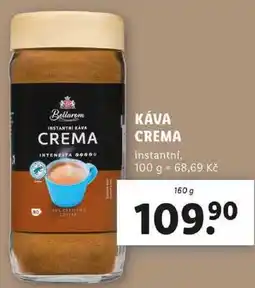 Lidl KÁVA CREMA, 160 g nabídka