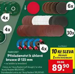 Lidl Příslušenství k úhlové brusce Ø 125 mm nabídka
