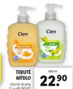 Lidl TEKUTÉ MÝDLO, 500 ml nabídka