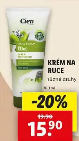 Lidl KRÉM NA RUCE, 100 ml nabídka
