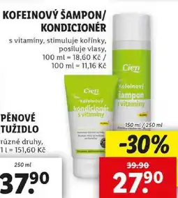Lidl KOFEINOVÝ ŠAMPON, 250 ml nabídka