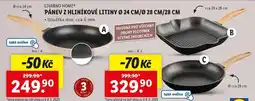 Lidl PÁNEV Z HLINÍKOVÉ LITINY Ø 24 CM/Ø 28 CM/28 CM nabídka